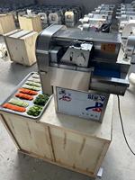 Hoge Efficiëntie Automatische Nieuwe Commerciële Elektrische RVS Kool Paprika Ui Aardappel Fruit Groente Snijmachine