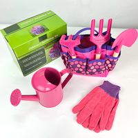Outils de jardin pour enfants ensemble d'outils à main et kit d'équipement avec râteau à fourche pelle