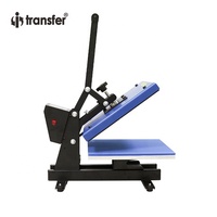 Presse à chaud manuelle pour impression de t-shirts 15x15, machine à transfert thermique par sublimation pour logos 38x38