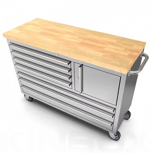 Lớn có thể khóa Tủ lưu trữ di động bàn làm việc hộp công cụ với bánh xe tất cả-trong-một sắt ODM di chuyển 2 Bộ 10 năm gabinete OEM - Product Image 6
