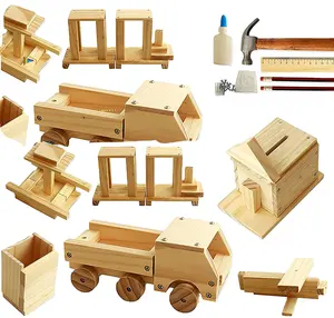 DIY Children's Woodworking building Design Wood model kit