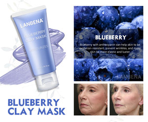 Mặt Nạ Đất Sét Mung Bean + Hoa Hồng + Than Tre + Làm Sạch Sâu Blueberry Loại Bỏ Dầu Mỡ Thu Nhỏ Lỗ Chân Lông Chăm Sóc Da Nuôi Dưỡng - Product Image 4