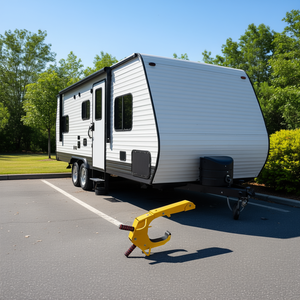 Bloqueo de Rueda para Remolque, 2 Piezas, Acero, Antirrobo, para Remolques de RV, Autos, SUVs, Protección de Estacionamiento Seguro - Product Image 2