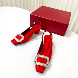 Zapatos de mujer de alta calidad, directos de fábrica, de color liso, con suela gruesa, tacón bajo, punta cuadrada y pedrería, aptos para cualquier ocasión. - Product Image 1