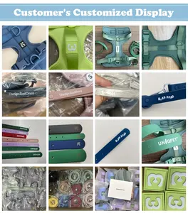 ชุดสายจูงสุนัขนีโอพรีนสายจูงสุนัขทำจากวัสดุ PVC นิ่มปรับได้ใหม่หรูหราออกแบบได้เอง - Product Image 6