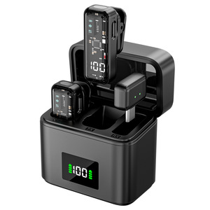 S68AI Wireless Lavalier Microphone 1-to-2 With Charging Case For Live Streaming And Short Videos - Product Image 1