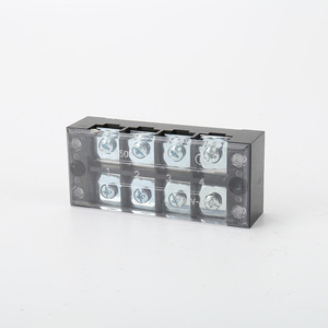 TB-45A/4P Copper <b>Terminal</b> Block 4 Position 50A Screw Connection Fixed Link Combination Connector Board - Product Image 3