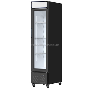 Commercial Single Door Glass Display Freezer Rapid Cooling <b>Refrigerator</b> for Supermarket Frozen Food & Beverage Chiller - Product Image 1