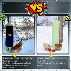 <span class=keywords><strong>Chauffe</strong></span>-<span class=keywords><strong>eau</strong></span> électrique <span class=keywords><strong>en</strong></span> silicone 220V 175W avec <span class=keywords><strong>thermostat</strong></span> pour abreuvoir à volaille et dégivrage - Product Image 4