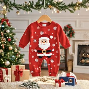 Conjunto de Ropa Orgánica para Bebé Unisex con Diseño Personalizado, Mi <span class=keywords><strong>Primera</strong></span> Navidad, Manga Larga, para Recién Nacidos de 0 a 3 Meses, para Niños y Niñas - Product Image 2