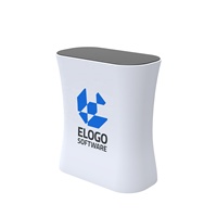 Comptoir d'exposition pour salon professionnel, en aluminium, pliable, portable, personnalisé, pour la publicité, les expositions et les promotions