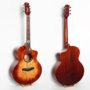 Clásico palisandro tilo caoba 36 40 pulgadas corte acústico todo tipo guitarras ukelele violín accesorios <span class=keywords><strong>guitarra</strong></span> acústica - Product Image 1