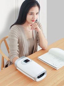 진동 무선 손 마사지기 USB 충전식 360도 자동 가열 압축 무선 전기 손가락 마사지기 - Product Image 5