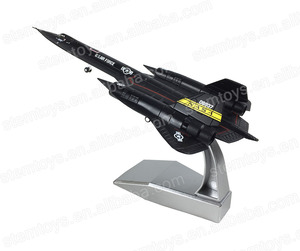 Modellini di Aerei da Caccia SR-71 Blackbird 23CM, Scala 1:144, Modelli in Metallo Pressofuso, Giocattoli da Collezione, Regalo Personalizzabile - Product Image 5