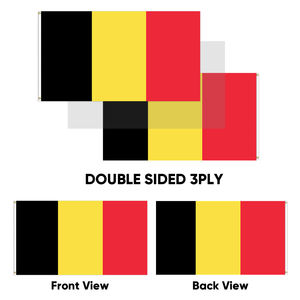 Vente en gros 3x5ft Belgique Drapeau 68D/100D Polyester Personnalisable Toutes les Nations. Livraison rapide et fiable pour l'assurance <span class=keywords><strong>automobile</strong></span> - Product Image 2