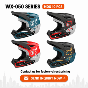 <span class=keywords><strong>Casque</strong></span> de vélo <span class=keywords><strong>intégral</strong></span> Cool MTB certifié CE EN1078 & CPSC avec matériau PC+EPS pour la descente en VTT, la course hors route - Product Image 6