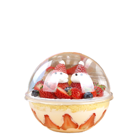 Boîte pliante en plastique PET transparente jetable de haute qualité pour décoration de Noël, emballage de bonbons, contenant à gâteaux, gaufrage