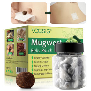 VOGSIG 40 Buah <span class=keywords><strong>Herbal</strong></span> Cina Detoks Sehat Meringankan Kelelahan Wormwood Pusar Pelangsing Mugwort Perut Tombol Patch - Product Image 2