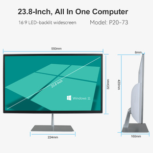 Win10แอลอีดี16:9 23.8นิ้ว Win11คอมพิวเตอร์ตั้งโต๊ะแบบลินุกซ์ All-in-one พร้อม Intel Core ultra <span class=keywords><strong>7</strong></span> 255H 155H ultra <span class=keywords><strong>5</strong></span> 225H 125H Processor - Product Image 2