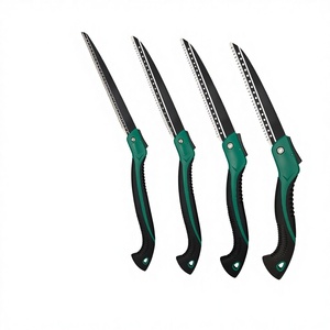 Scie à main pliante d'extérieur à lame dentelée, multifonctionnelle, pour le jardinage et le travail du bois, scie portative artisanale - Product Image 1