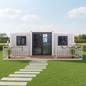 Casa Mobile Compatta 3-4 Camere da Letto, Case Prefabbricate Pieghevoli 20ft 40ft, Casa Container di Lusso Espandibile, Abitazione Residenziale - Product Image 1