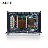 AOFO 1U 2/4 Kanal 1000W D Sınıfı Amplifikatör Profesyonel D Sınıfı Amfi Yüksek Güçlü Ses Amplifikatörü Sahne Ses Sistemi için