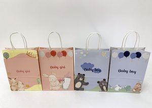 <b>White</b> Kraft Gift Paper <b>Bags</b> with Handles for <b>Small</b> Business Christmas Bulk Wedding Party Favor <b>Bags</b> Shopping Lunch Halloween - Product Image 2