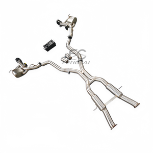 Tubi di Scarico Catback in Acciaio Inox 304 di Alta Qualità con Valvola Silenziatore per Jeep Grand Cherokee SRT 6.4L V8 Migliora la Potenza di Rilascio a Basso Torque - Product Image 4