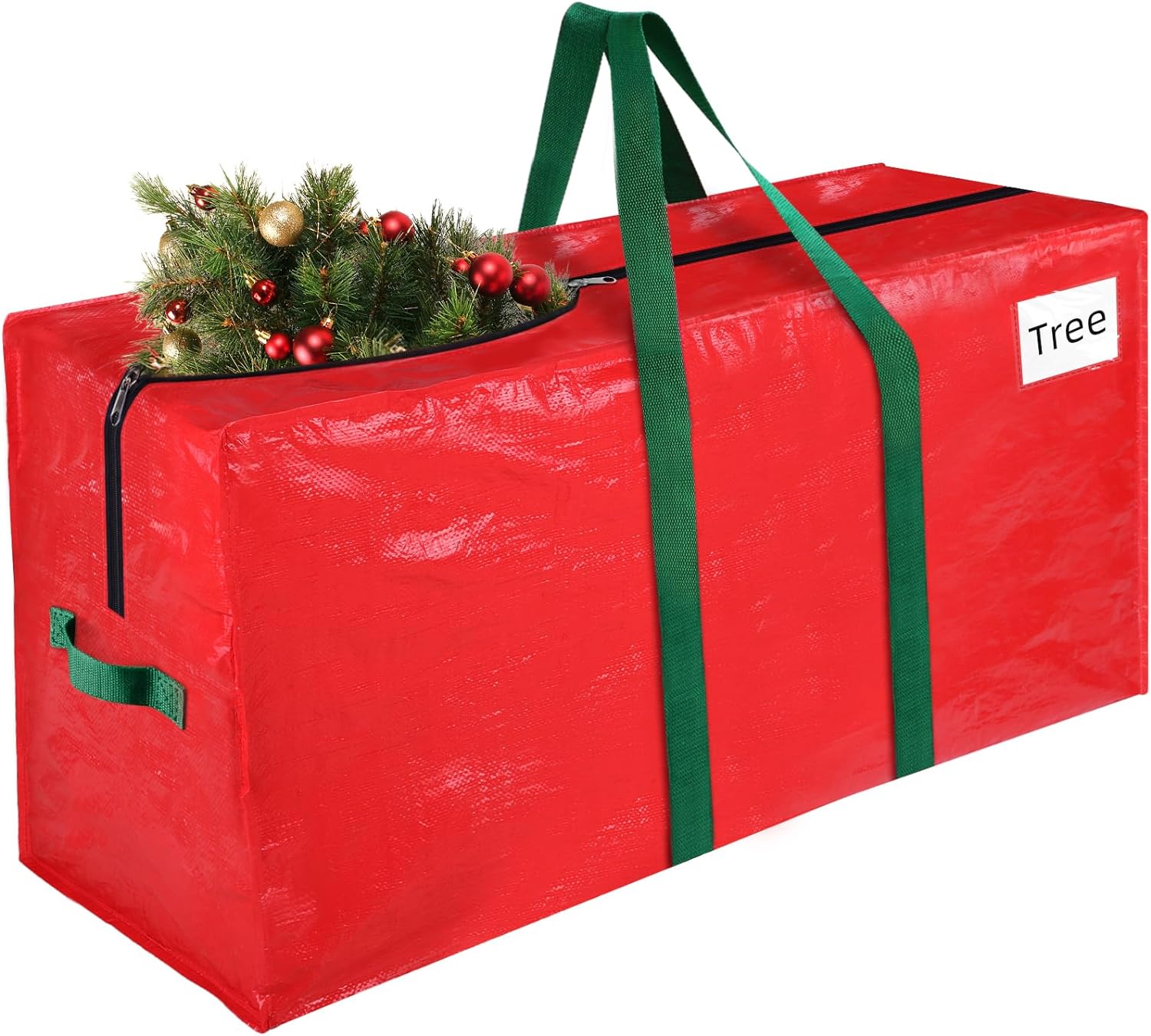 Borsa di stoccaggio extra large albero di natale imballaggio borse impermeabili in tessuto PP