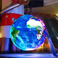 Pantalla LED Esférica en Forma de Globo, 2mm, 1m, 4K, Impermeable, Alto Brillo, Amplio Rango de Color, para Exhibiciones, Stock de Fábrica