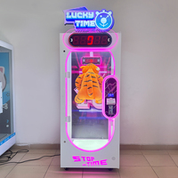 Neue Münzbetriebene Edelstahl- & Eisen-Greifautomat – 10-Sekunden-Arcade-Herausforderung (Englische Sprache)
