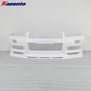 Kits de Carrocería de Parachoques Delantero de Fibra de Vidrio <span class=keywords><strong>URR</strong></span> para Nissan Skyline R34 GTT (2 y 4 Puertas) - Product Image 2