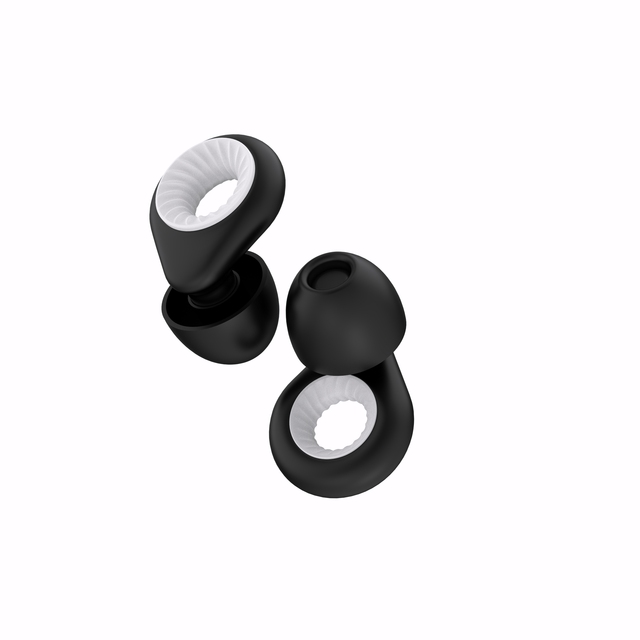 EP015 Bulk Reusable Silicone Earplugs 17-28dB Noise Reduction S/M/L Sizes Foldable Design for Hearing Protection