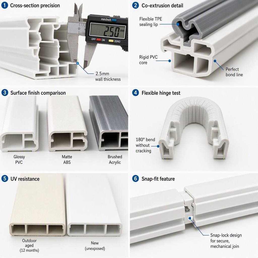 Factory Direct ABS PVC PP Extrusion Profile Extruded Edge Trim Seal Gasket U Channel Guard Deco Industrial Rigid Manufacturer · image 4