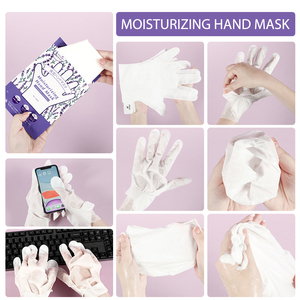 Masque Mains Exfoliant Peeling pour Peaux Mortes, Sputum Ancien, Mains Sèches et Craquelées, Extraits de Plantes, Lavande Hydratant Lissant - Product Image 4