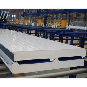 <span class=keywords><strong>Mur</strong></span> de cloison en panneaux d'acier modernes pour chambre froide de 50 mm, isolation, profil <span class=keywords><strong>mince</strong></span>, gain de place, construction écologique, PU - Product Image 5