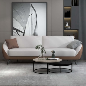 Confort sala de estar sofás muebles de lujo de cuero moderno Sals conjunto de muebles nuevo diseño botón conjuntos de sofás seccionales para <span class=keywords><strong>la</strong></span> venta - Product Image 3