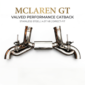 ระบบท่อไอเสียแบบวาล์ว Vortex SS304 สำหรับ McLaren GT 4.0T V8 Twin Turbo แบบติดตั้งได้โดยตรง ชุดระบบปรับแต่งสมรรถนะ - Product Image 1