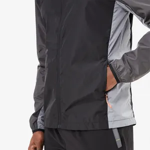 Hot Sale Fashion Custom Polyester Nylon Outdoor Safety Jacket Wholesale Windbreaker Track Jacket For Men