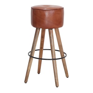Taburetes de bar contemporáneos con respaldo ergonómico y asiento tapizado para una cocina y área de bar elegantes - Product Image 1