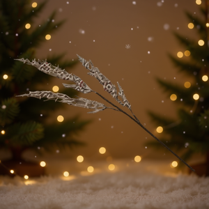 Homeera Christmas Decorations L73Cm Dried Leaves Plastic Wire Handicraft Holiday Ornament - Product Image 2