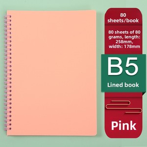 Carnet à spirales rétro Macaron PP, carnet portable créatif, cahier d'exercices pour étudiants, cadeau A5/B5 - Product Image 6
