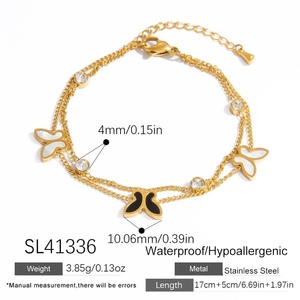 Stainless Steel <b>Charm</b> Bracelet with Trendy Light Luxury & High-end Feel European American Inspired Design - Product Image 4