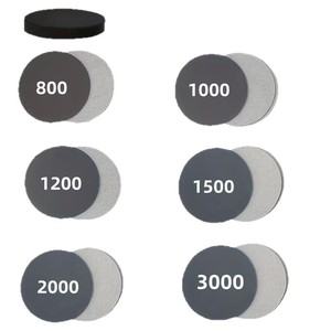 แผ่นขัดซิลิคอนคาร์ไบด์ขนาด 3 นิ้ว ความละเอียด 800 1000 1200 1500 2000 3000 แบบมีกาวในตัว สำหรับงานเจียรและขัดเงา - Product Image 1