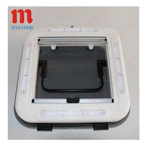 Vente directe d'usine 500x500mm camping-car toit ouvrant RV <span class=keywords><strong>caravane</strong></span> toit fenêtre lucarne avec lumière LED - Product Image 4
