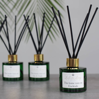 Bâtonnets Diffuseurs de Roseau Écologiques en Rotin, Fibre de Roseau, Couleur Personnalisée Noir, Bâtonnet de Diffusion de Parfum