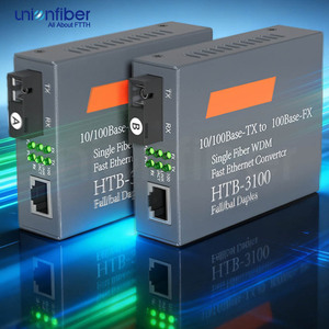 <span class=keywords><strong>Convertisseur</strong></span> de média Gigabit 2 ports Netlink Htb Gs 03b 20KM 2SFP, Commutateur fibre optique Gigabit 8 ports, Style moderne CCTV OEM - Product Image 1