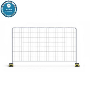 Cerrado placa de acero temperatura cerca de pies/caliente de metal galvanizado cercas piscina panel/valla de hierro control de muchedumbre barricadas - Product Image 6