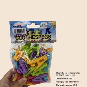 Mollette per Bucato in Plastica Antivento di Piccole Dimensioni per Biancheria Intima, Calzini, Lenzuola e Vestiti - Product Image 2