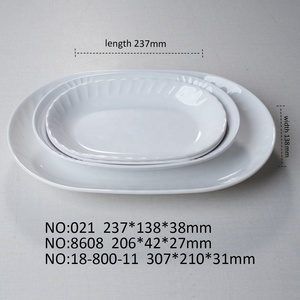 Assiettes de service rondes en mélamine incassable pour buffet, restaurant et fête – Vaisselle de table en <span class=keywords><strong>plastique</strong></span> grand format - Product Image 2